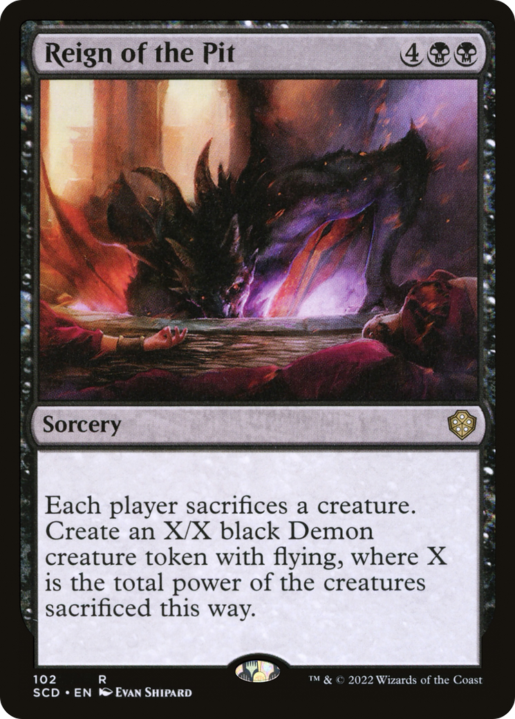 Reign of the Pit [Starter Commander Decks] | Dumpster Cat Games