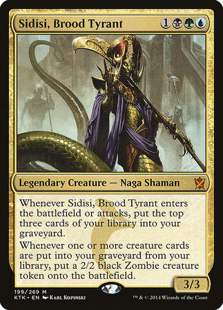 Sidisi, Brood Tyrant [Khans of Tarkir] | Dumpster Cat Games