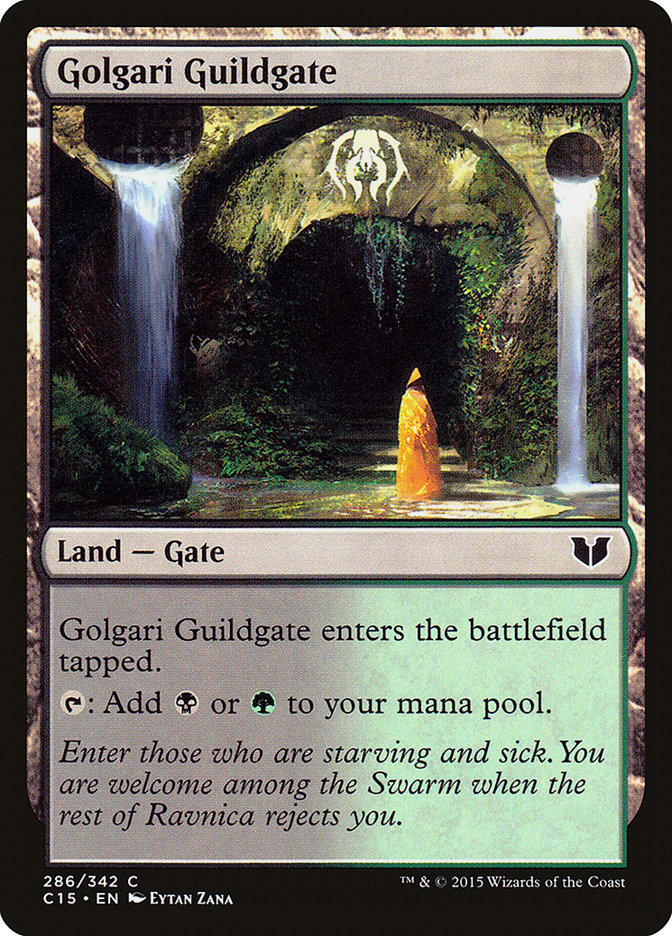 Golgari Guildgate [Commander 2015] | Dumpster Cat Games
