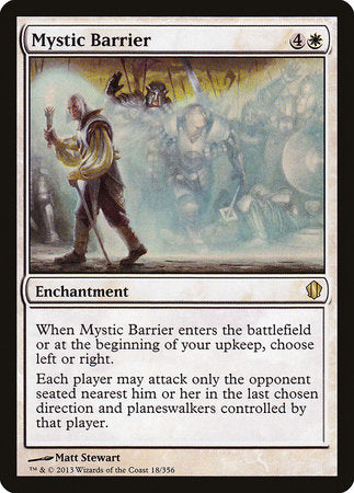 Mystic Barrier [Commander 2013] | Dumpster Cat Games