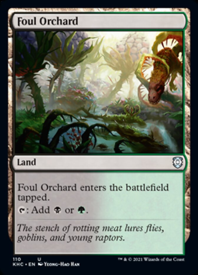 Foul Orchard [Kaldheim Commander] | Dumpster Cat Games
