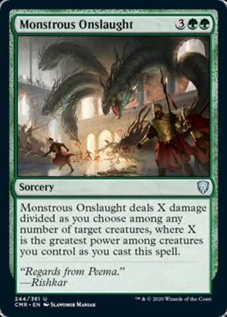 Monstrous Onslaught [Commander Legends] | Dumpster Cat Games