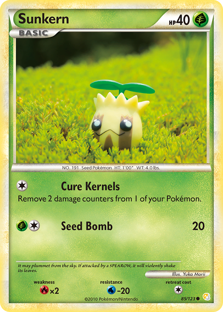Sunkern (85/123) [HeartGold & SoulSilver: Base Set] | Dumpster Cat Games