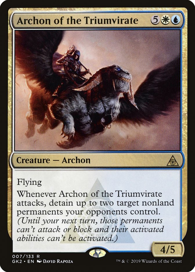 Archon of the Triumvirate [Ravnica Allegiance Guild Kit] | Dumpster Cat Games