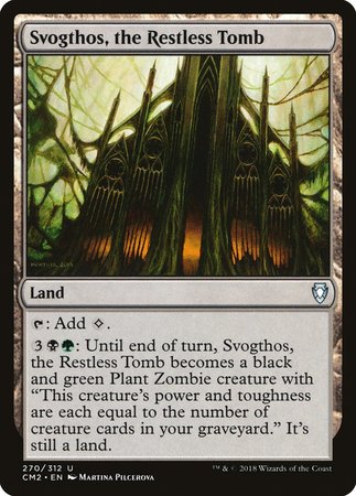 Svogthos, the Restless Tomb [Commander Anthology Volume II] | Dumpster Cat Games