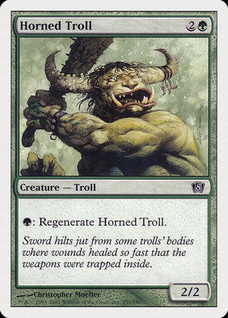 Horned Troll [Eighth Edition] | Dumpster Cat Games